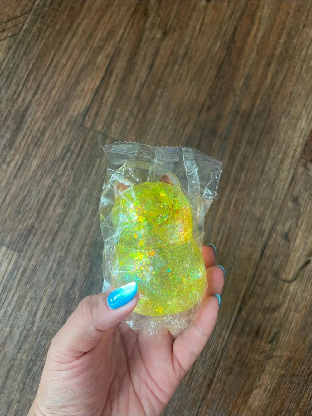 Glitter Yellow Groundhog Squishy | Slow Rising | Stress Relief Toy | New Sealed